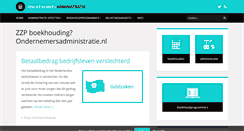 Desktop Screenshot of ondernemersadministratie.nl